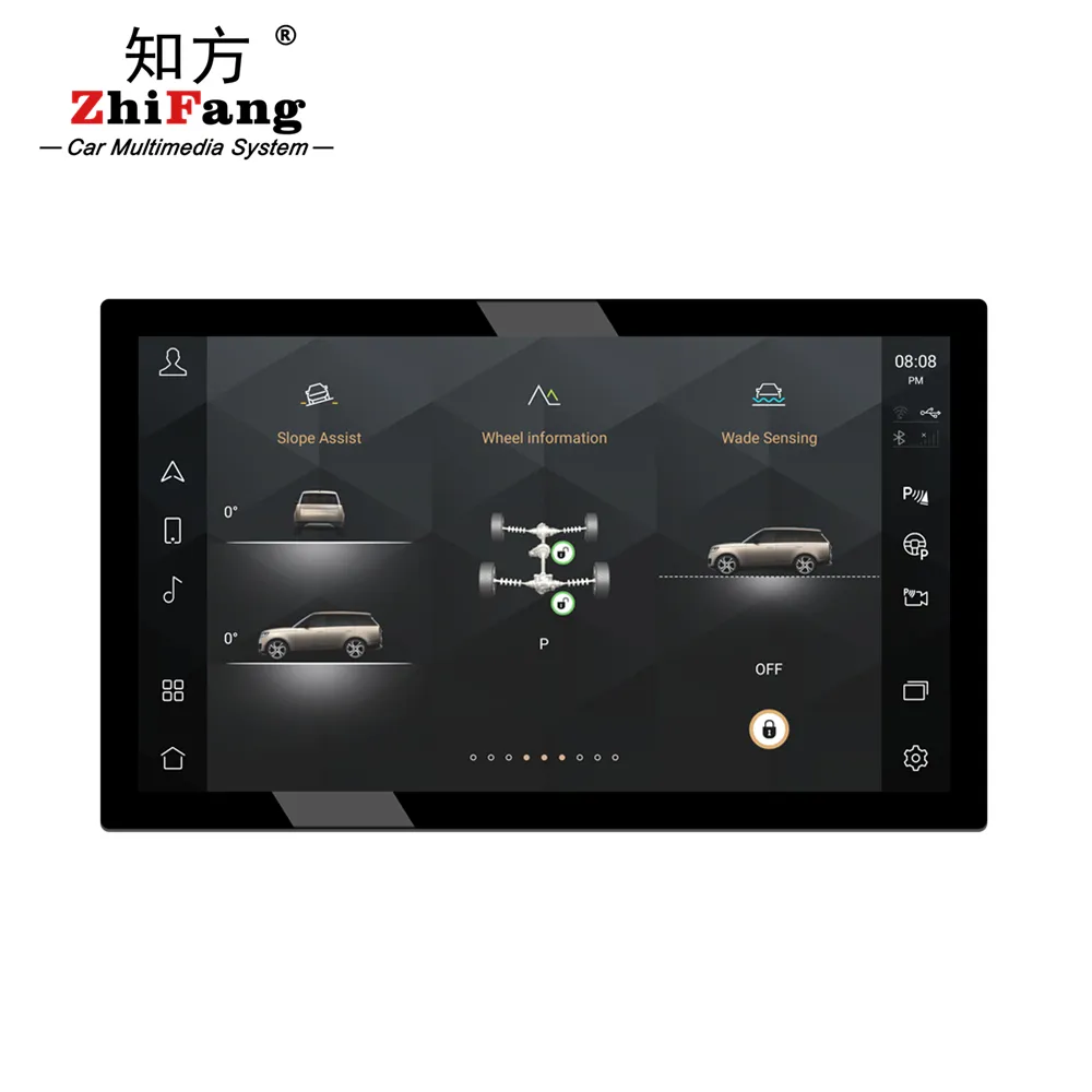 Android 11.0 2023 Stijl 1:1 Touchscreen Android Multimedia Autoradio Voor Range Rover Vogue 2013-2017 Dvd-Speler Gps Navigatie