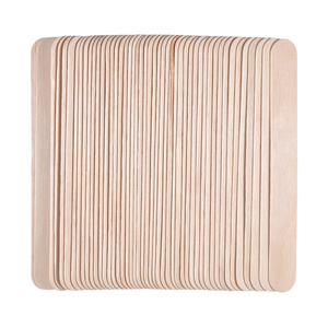 50 pz Stick per capelli <span class=keywords><strong>in</strong></span> legno bastoncini di cera per la depilazione spatola per il corpo applicatore di strumenti di bellezza - Product Image 1