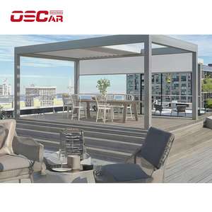 Carpa con dosel de marco de <span class=keywords><strong>aluminio</strong></span>, cabina emergente, exposición, feria comercial, puesto de mercado, pérgola retráctil - Product Image 1