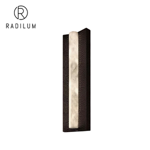 Modern <b>Wall</b> Lamp Bedroom Living Room Corridor Hotel Minimalist Luxury Alabaster Wood LED High Quality Art <b>Sconce</b> - Product Image 1