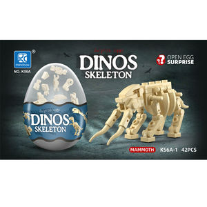 Nuevo K56A, Bloques de Construcción de Plástico con Forma de Huevo de Dinosaurio, 12 Piezas, 1 <span class=keywords><strong>Serie</strong></span> de Ensamblaje, Juguetes Sorpresa para Niños de 5 a 7 Años - Product Image 6