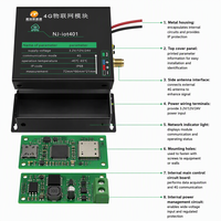 Module IoT Solaire NJ-iot401 Net Join avec Télécommande, Contrôleur Intelligent de Lampadaire Réseau 12V MPPT avec Positionnement GPS