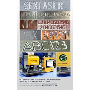 Machine de marquage pneumatique SFX 150x80mm, système de gravure numérique sur métal - Product Image 6