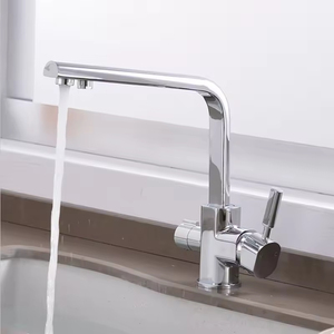 Hiện đại cổ điển 360 độ xoay Spout thép không gỉ bồn rửa vòi 3 cách 360 độ xoay Spout Đen Brass Nhà bếp Vòi - Product Image 5