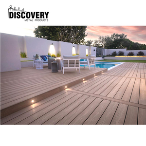 Bán buôn ban công sân hiên decking <span class=keywords><strong>WPC</strong></span> lồng vào nhau decking gạch gỗ composite decking sàn nhựa gạch cho bên ngoài - Product Image 6