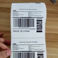 Étiquette logistique sku identification autocollant marquage code à barres suivi QR code FBA boîte extérieure emballage étiquette autocollant impression
