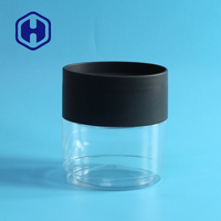 Pot en plastique ovale de 396 ml en PET, personnalisable, empilable, avec couvercle à vis, de qualité alimentaire, étanche, sans BPA, pour bonbons, sucre, gelée