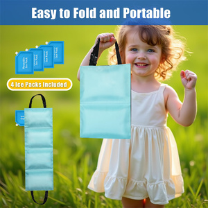 Almohadilla Refrigerante para Asiento de Coche de Bebé con 4 Bolsas de Hielo, Mayor Cobertura, Enfriador para Asientos de Coche, Esencial para el Verano - Product Image 5