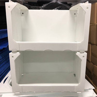 Vente en gros carton PP Coreflute Boîtes à sélection empilables pour le stockage en entrepôt