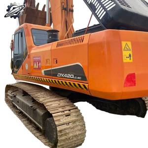Excavatrice d'occasion Doosan DX420 de 42 tonnes, excavatrice de chantier d'occasion, machine de construction, excavatrice d'origine en stock à vendre - Product Image 1