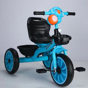 <span class=keywords><strong>Triciclo</strong></span> de Metal con montaje de <span class=keywords><strong>un</strong></span> botón para niños pequeños, juguete de Navidad - Product Image 2