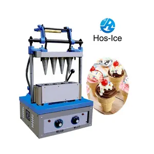 Fully automatic waffle cone making machine/ice cream waffle cone maker for sale commercial wafer cone making machine