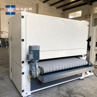 Machine à poncer à bande large automatique à haute rigidité en acier inoxydable de 1500 mm, moteur de 56 kW pour le meulage et le polissage de surface