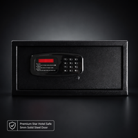 Honeyson Coffre-fort de sécurité numérique sécurisé pour ordinateur portable 15-17 pouces Conception métallique portable pour hôtels Fournisseur d'hôtels