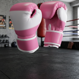 Gants de boxe MMA personnalisés 8OZ avec logo imprimé en PU pour l'entraînement au sac de frappe et au sparring OEM - Product Image 4