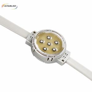 Luci LED Pixel Digitali Programmabili RGB di Alta Qualità IP67 40MM 6LED 5050 3535 24V Piatte UCS2903 SPI Stringa Luminosa - Product Image 4