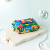 Lingettes humides pour bébé portables, douces, en tissu non tissé, écologiques, format voyage, lingettes nettoyantes jetables pour nourrissons
