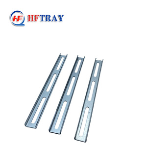 Soporte de Acero en Forma de U HFTRAY, Perforado y Galvanizado, Perfil C de 41x41x2mm - Product Image 3