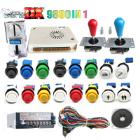 Nouveau Kit de jeu Pandara Saga DX2 9800-en-1, Joystick à bouton-poussoir style Happy pour machine d'arcade à monnayeur, Pièces de bricolage en promotion