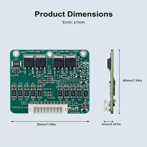 헬테 에너지 4S 5S 6S 7S 8S 9S 10S 15A LTO BMS 2.4V 리튬 티타늄 멀티 스트링 리튬 배터리 보호 보드 균형 BMS - Product Image 6
