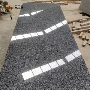 Gris oscuro China barato flameado al por mayor negro Río Negro <span class=keywords><strong>piedra</strong></span> granito nuevo G654 azulejos losas para escaleras Kerbstone - Product Image 4
