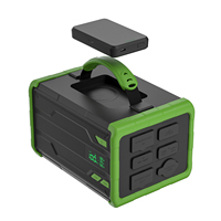 Station d'alimentation portable 120000mah/384wh Batterie LiFePo4 sûre et longue durée de vie pour une utilisation en cas d'urgence en extérieur