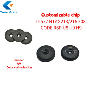 Chất lượng đảm bảo 13.56MHz RFID NFC Mini tag kinh doanh không thấm nước thanh toán thẻ khách sạn ABS đồng xu Nhãn dán nhãn - Product Image 4