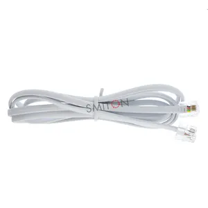 Подгонянный кабель 6P4C RJ11 для кабелей модема телефона ADSL