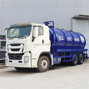 Nouveau camion de nettoyage d'égouts à <span class=keywords><strong>pompe</strong></span> à vide haute pression Isuzu 6X4 10t-15t 15000 <span class=keywords><strong>litres</strong></span> 15 tonnes 15 mètres cubes du Japon - Product Image 5