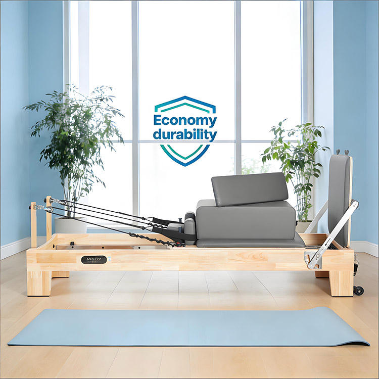 Réformateur Pilates en chêne gris