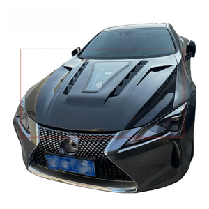 Cubierta de Motor de Fibra de Carbono para Ventilación de Radiador, con Cubierta Frontal de Estilo <span class=keywords><strong>Cristal</strong></span> Transparente, para Lexus LC500 - Product Image 3