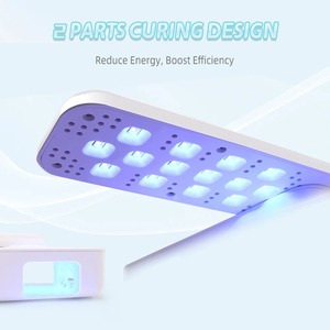 48W Cordless Rotatable UV Nail <b>Lamp</b>, Rechargeable <b>Wireless</b> Nail Dryer with UV Protection Design for Gel Polish Rhinestone Glue - Product Image 4