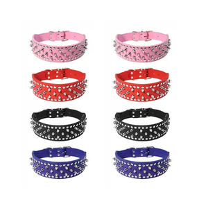 Fabricante al por mayor de cuero spike pet collar de perro - Product Image 2