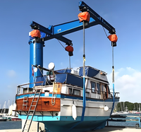 Haute qualité 140Ton 200Ton Mobile petit Yacht bateau palan voyage ascenseur Yacht grue potence pour 30Ton petit bateau