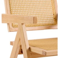 Vente en gros Chaise pliante en rotin en bois durable Chaises pliantes en bois pour café restaurant avec dossier décontracté pour salle à manger