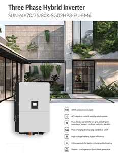 ソーラーシステム完全フルセットキットハイブリッドオンオフグリッドハイパワー70Kwバッテリー収納容量で出荷可能 - Product Image 4