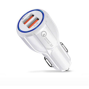 Хорошее качество welfnobl Мини Супер быстро хост автомобильной трансграничной двойной QC3.0 высокого качества быстрое зарядное устройство для автомобиля с двумя портами <span class=keywords><strong>USB</strong></span> - Product Image 2