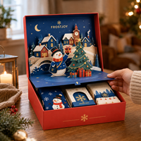 Boîte cadeau de Noël 3D pop-up, emballage de qualité supérieure pour les fêtes, idéal pour les chaussettes, les coffrets cadeaux de beauté et les cadeaux saisonniers, directement de l'usine