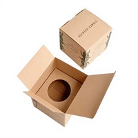 Boîte cadeau cosmétique carrée rigide en papier recyclé de luxe avec logo personnalisé, gaufrage, laminage mat et revêtement UV