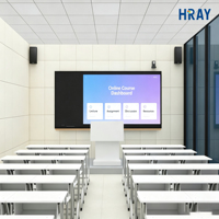 Tableau interactif intelligent capacitif 4K HRAY 86 pouces Android 13 4 Go RAM 32 Go ROM pour l'enseignement scolaire quotidien en classe, service OEM ODM