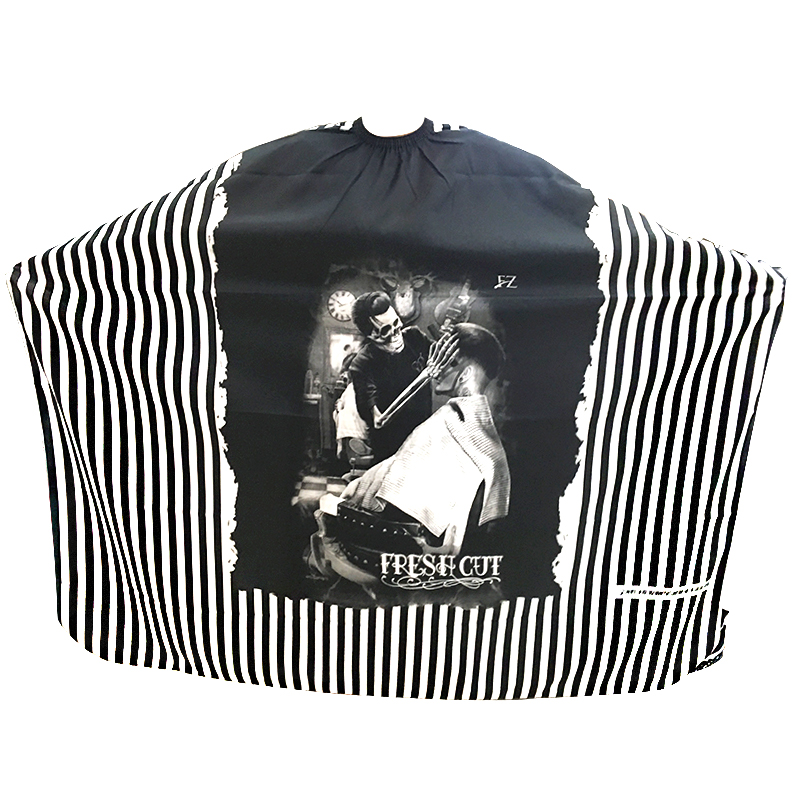 Бренд Masterlee, накидка для стрижки волос с логотипом на заказ, фартук для укладки волос, ткань с узором