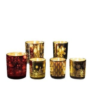 Bougie parfumée en verre sensible à la lumière LED, best-seller transfrontalier, un cadeau romantique pour les anniversaires et - Product Image 1