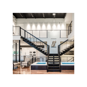 <span class=keywords><strong>Escalier</strong></span> droit prime fabriqué en chine, usine à l'<span class=keywords><strong>intérieur</strong></span> de la maison, faisceau Central, <span class=keywords><strong>escalier</strong></span> droit - Product Image 4