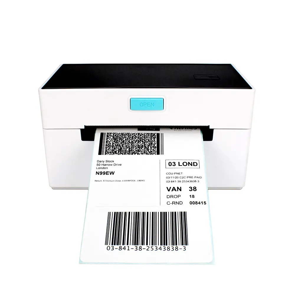Impresora de etiquetas térmicas 100X150, máquina de etiquetas de Amazon de impresión directa adhesiva de poliéster, Wifi 4X6, envío a domicilio