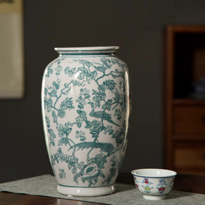 Lọ hoa gốm sứ trang trí nhà cửa cao cấp, men trong suốt, đồ trang trí Giáng sinh cho trang trí phòng - Product Image 6