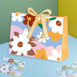 Luxury Premium Eco-Friendly Lightweight Durable Paper Clothing Packaging <b>Bags</b> Gift <b>Bag</b> Ribbon Handle for Shopping Wedding <b>Sweets</b> - Product Image 5