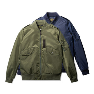 Prezzo Speciale Approvazione Speciale MA-1 L-2 <span class=keywords><strong>Giacca</strong></span> Bomber Slim Monopetto Streetwear Autunnale 100% Cotone con Motivo a Cuori Stampato a Scarica - Product Image 2