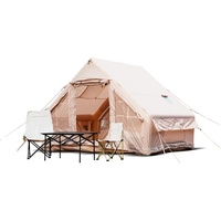 Carpa Inflable para Acampar al Aire Libre Pengyuan, 6.3 Metros Cuadrados, 3000MM, Impermeable, Doble Capa, Resistente a la Lluvia, Cálida y Gruesa