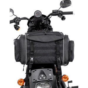 Công suất lớn PU không thấm nước xe máy đuôi túi cho du lịch Touring Cruiser và phiêu lưu xe đạp cưỡi - Product Image 3