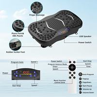 Plateforme vibrante verticale ABS pour la maison, plateforme de fitness écologique, machine d'exercice, charge maximale 120 kg, drainage lymphatique, exercice corporel